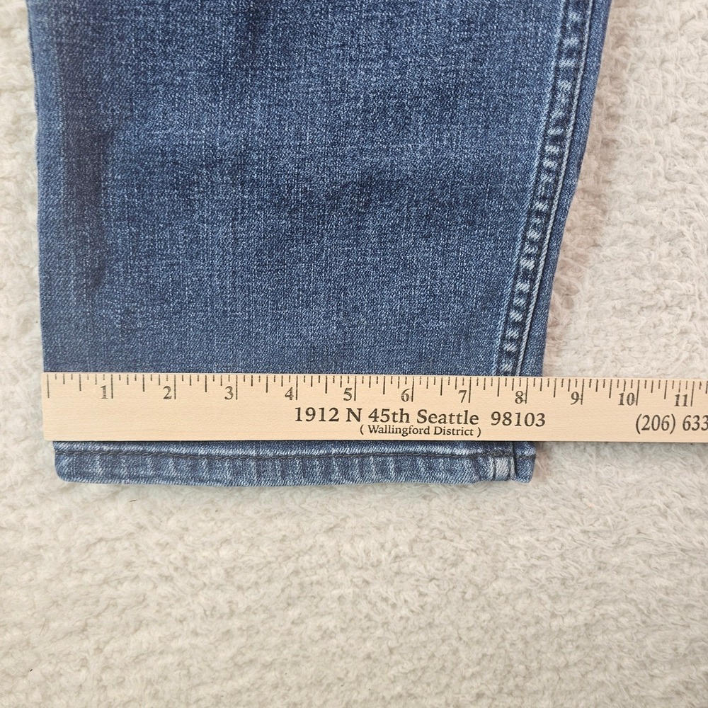 Buffalo David Bitton Jackson-X Straight Stretch Jeans Men 38x30 Medium Wash Blue - Picture 11 of 16
